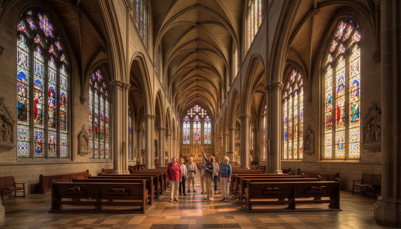 Interior of the monastery church